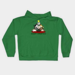 Meowy Christmas 2 Kids Hoodie